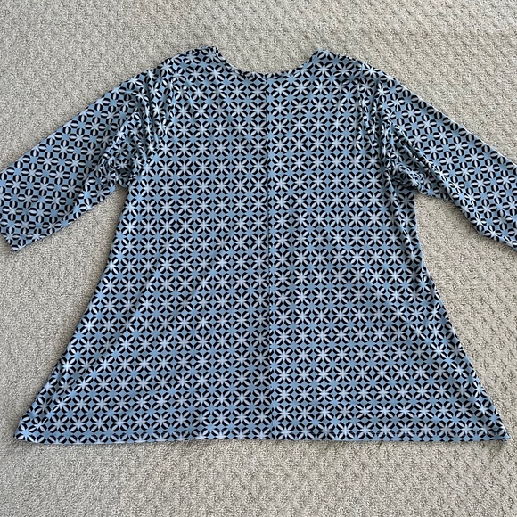 Lot of 2 Karen Kane Print Stretch Tops/Blouses Size 1X Office Fall Lightweight - Picture 14 of 16